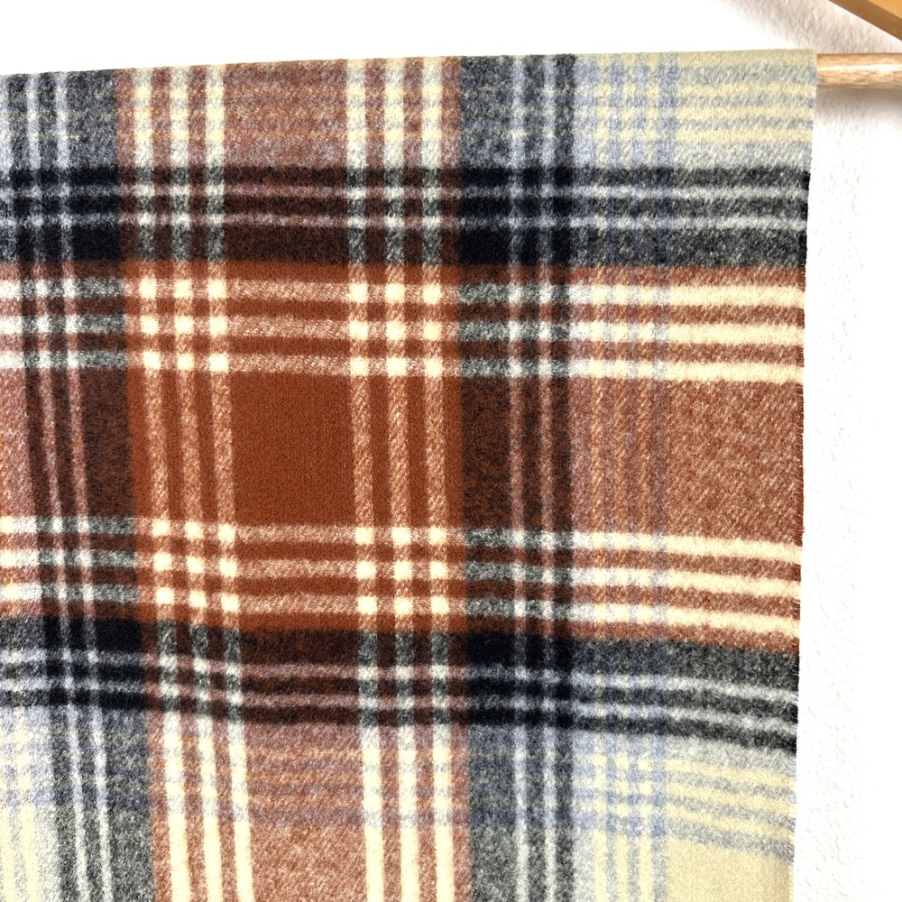 VTG Plaid Neck Scarf 100% Cashmere Hand Tailored Made in Germany